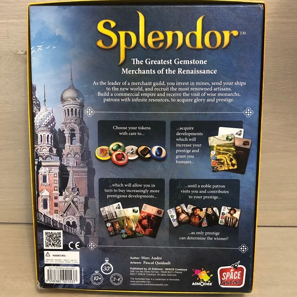 splendor-games-splendor-strategy-board-game-like-new-please-read